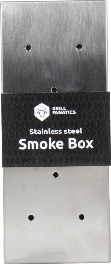 BBQ Smoke Box 23 x 10 cm Røykboks i rustfritt stål