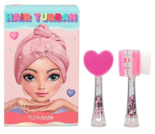 TOPModel Hair Turban and Facial Brush Heart BEAUTY and ME  0412831 