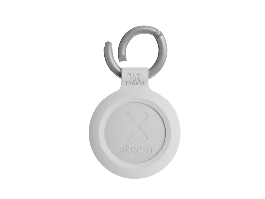 Xtorm TravelTag Bluetooth Sporingsbrikke Askhvitt for iOS og Android