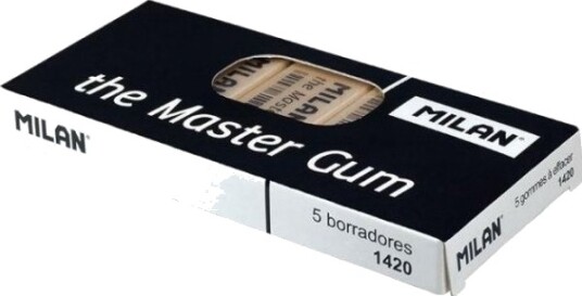 Milan Brødboksgummi 1420 Master Gum 5 Stk Milan