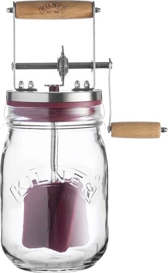 Kilner Smørkjerner 26,9x10,9 cm klar/sølv/rød Kilner Smørkjerner 26,9x10,9 cm klar/sølv/rød