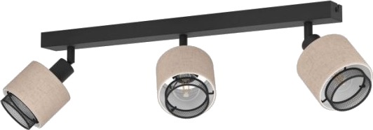 Eglo Rosley Spotlight Rail L430 3Xe14 Svart/Lin