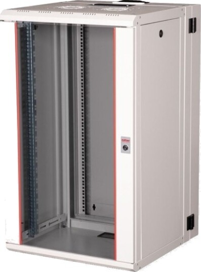Roline 26.21.0014 Veggmonterbar Hylle 20U 50 Kg Nøkkellås Rack Skinner 52.1 Kg