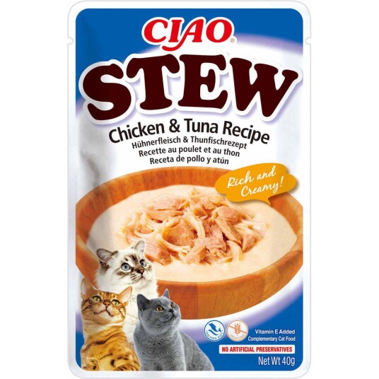 Churu 12 X Chicken Stew With Chicken & Tuna 40G