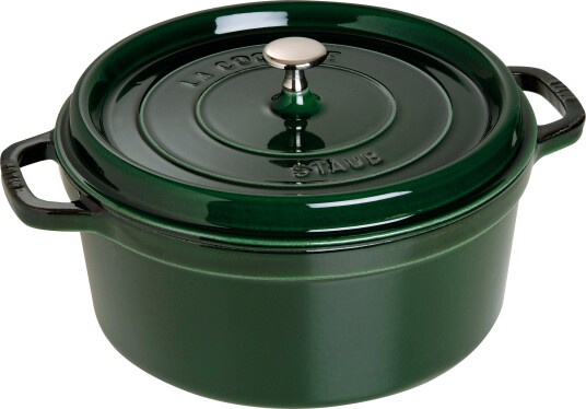 Staub Rund Gryte 28 cm 6,7 liter Basilikumgrønn 1721248-06-0