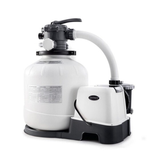 Intex Kombosystem Krystal Clear Sandfilterpumpe og Saltvannssystem Opptil 32200 Liter Intex Kombosystem Krystal Clear Sandfilterpumpe og Saltvannssystem Opptil 32200 Liter