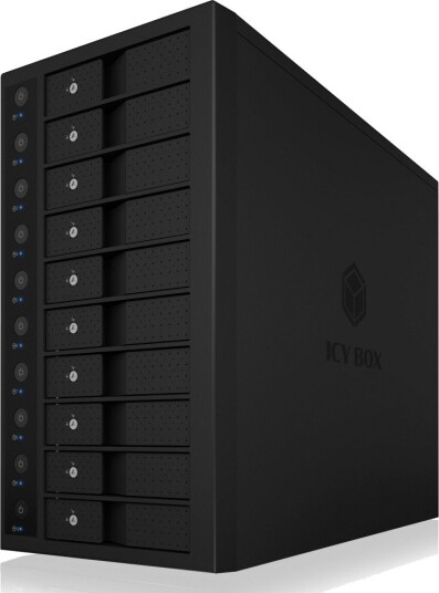 ICY BOX IB-3810-C31 Harddiskkabinett 10 brønner USB-C 3.5"