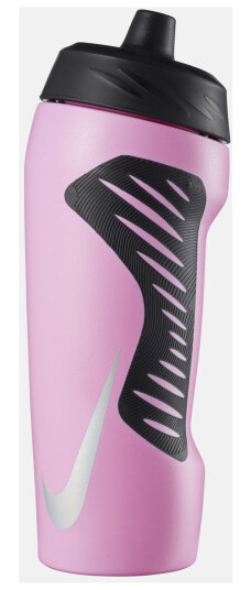 Nike Hyperfuel Bottle 18 Oz Pink Rise/Black/Black/Multi Ir 0.55 Treningstilbehør