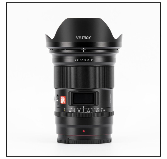Viltrox 16mm f/1.8 Nikon Z Fullformat Ultravidvinkelobjektiv