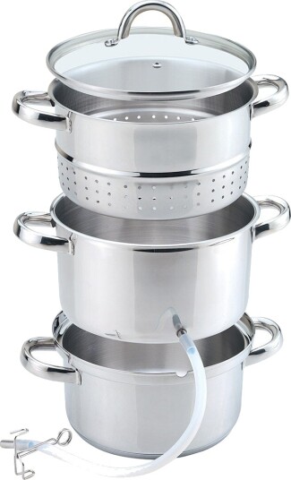 Maestro MR 1030 Saftkoker trykkoker 5 L Rustfritt st??l