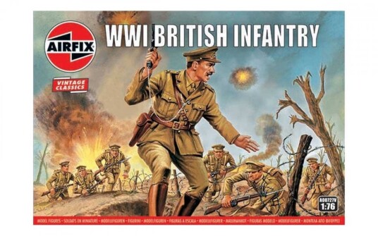 Airfix 1/76 WWI British Infantry Vintage Classics