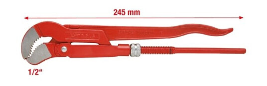 Ks Tools Hjørnerørstang 245 mm Kromvanadiumstål