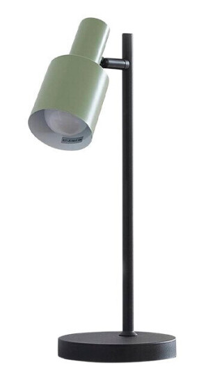 Lindby bordlampe Ovelia grønn/sort