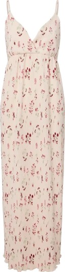 Pieces Pcflora Sl Strap Dress Jrs Msa Bc   Cream   S