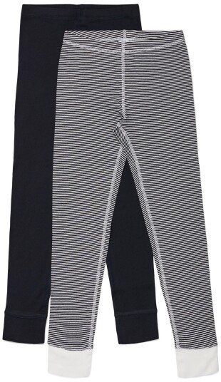 Luca &  Lola Toto Stillongs 2-pack Black/Stripes 134-140