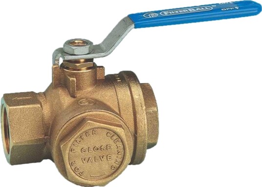 A-collection Kuleventil med Filter 51F 1 1/4"