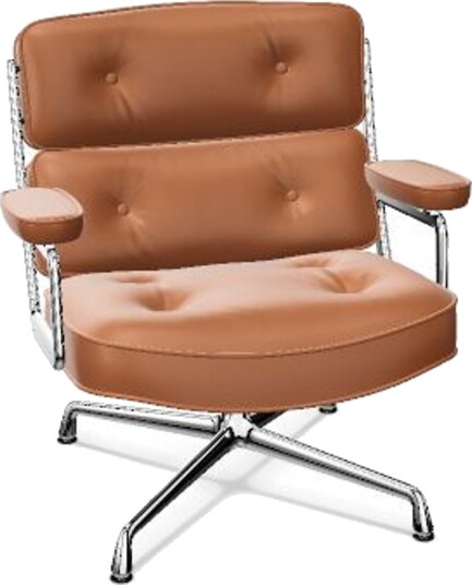 Vitra Lobby ES 105 Kontorstol Cognac/ Krom Vitra Lobby ES 105 Kontorstol Cognac/ Krom