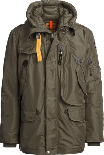 Parajumpers Men"s Right Hand Hooded Jacket Olive Grey, M