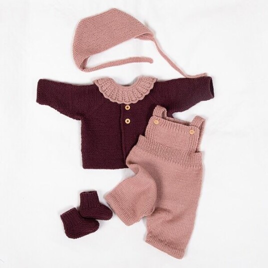 Bluum Strikkesett Babysett Rille J1 garnpakke i  Pure Eco Baby Wool