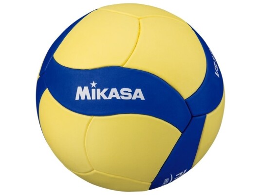 Ball siatkowa Mikasa VS123W SL gul og blå (5) Ball siatkowa Mikasa VS123W SL gul og blå (5)