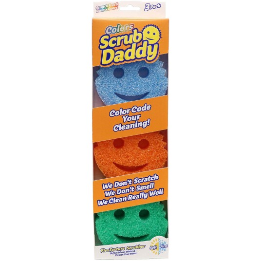 Scrub Daddy Colors FlexTexture Scrubber 3 pack Scrub Daddy Colors FlexTexture Scrubber 3 pack