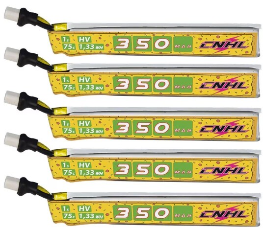 Cnhl 1s 350mAh 75C HV Pizza BT2.0 5stk