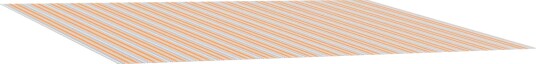 Reserveduk til markise Blå og Oransje 400 × 350 cm Polyester
