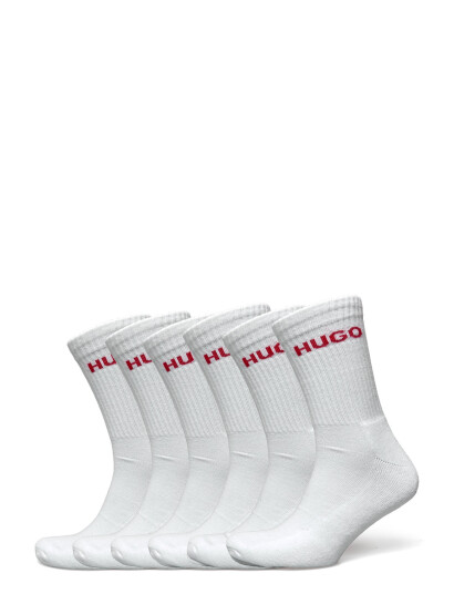 HUGO 6P Qs Rib Logo Cc White 43 46 HUGO 6P Qs Rib Logo Cc White 43 46