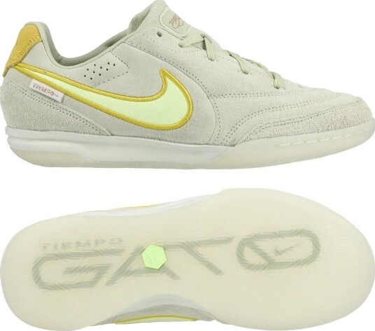 Nike Tiempo Streetgato IC   Grønn/Grønn Barn LIMITED EDITION   Innendørs (IC) størrelse 33½