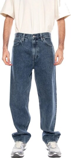 Edwin Matrix Pant   Blue   Mid Marble Wash   Navy   36 x 32