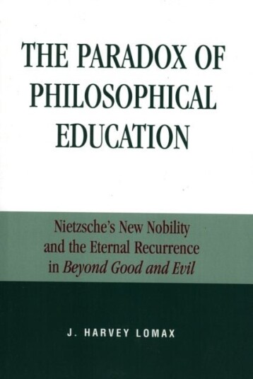 The Paradox of Philosophical Education The Paradox of Philosophical Education