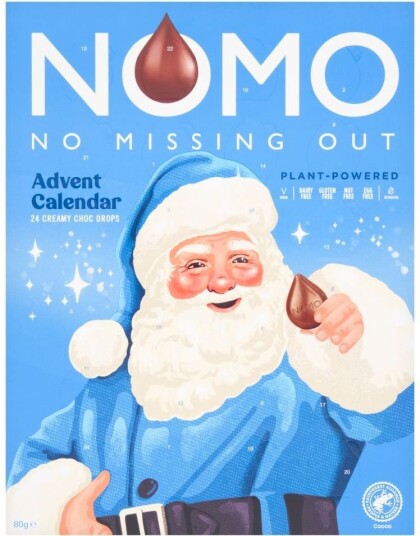 NOMO Creamy Choc Vegansk Adventskalender 80g NOMO Creamy Choc Vegansk Adventskalender 80g
