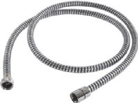 Csslr Plus antibakteriel krom bruseslange i længde 1500 mm med 1/2 omløber og 1/2 konus - Silverflex design og anti twist funktion