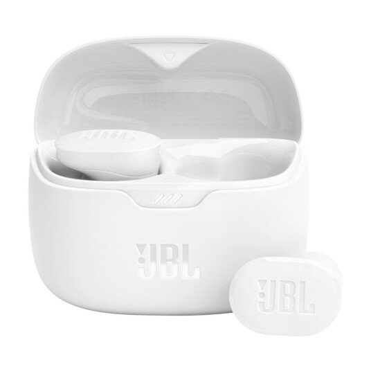 Jbl Tune Buds - True Wireless-Hodetelefoner Med Mikrofon - I Øret - Bluetooth - Aktiv Støydemping - Hvit