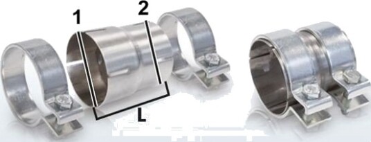 Reduksjonsrør, eksosanlegg HJS 90 60 5732