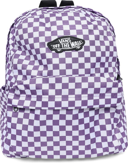VANS Old Skool Grom Check Backpack Purple ONE SIZE