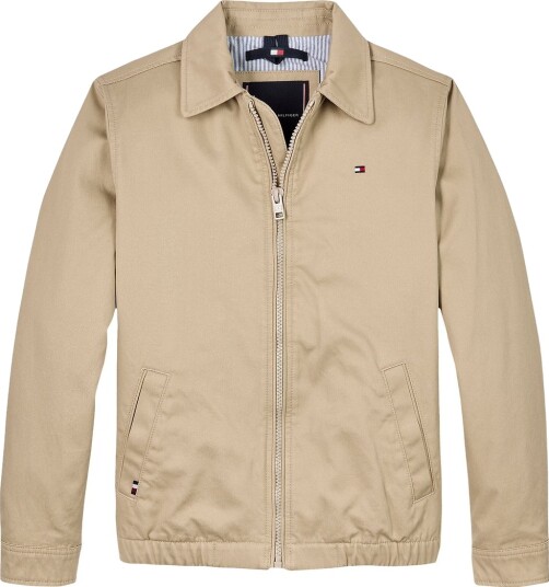 Tommy Hilfiger Jakke Cotton Eføy Sandeltre Khaki Tommy Hilfiger 12 år (152) Overgangsjakke Beige