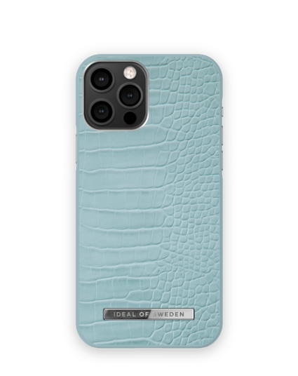 iDeal of Sweden Atelier Case Iphone 12/12p Soft Blue Croco