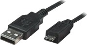 Manhattan 325684 3 M Usb A Micro-Usb B Usb 2.0 Hankjønn/Hankjønn Sort