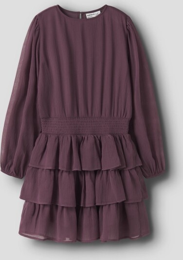 Name It Rorlinoe LS Dress Lilla 116