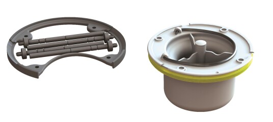 Purus NOOD Vannlås 150 mm Innendørsavløp