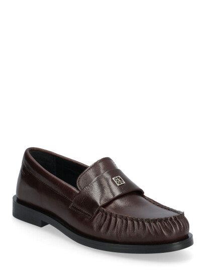 Calvin Klein Round Loafer Lth Hdw Burgundy 39