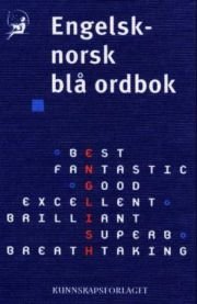 Engelsk-norsk Blå Ordbok Pent brukt bok