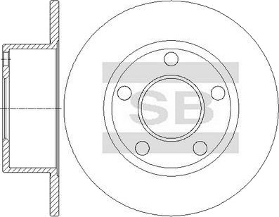 Bremseskive Hi-Q SD5442