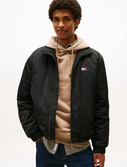 Tommy Jeans Tjm Essential Padded Jacket Ext - Black - L Tommy Jeans Tjm Essential Padded Jacket Ext - Black - L