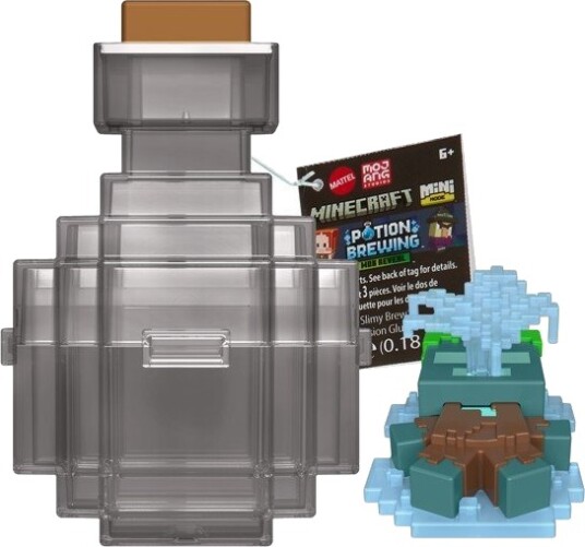 Mattel Minecraft Mini Mode Beached Drowned Slimy Brew Color Reveal Figur 4+ År Mattel Minecraft Mini Mode Beached Drowned Slimy Brew Color Reveal Figur 4+ År
