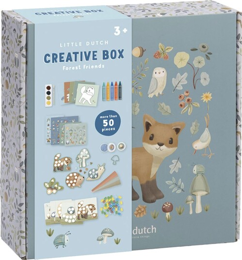 Little Dutch Creativity Box Forest Friends Blue ONE SIZE