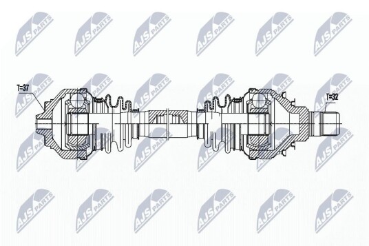 Nty Drivaksel NTY NPW BM 175 Nty Drivaksel NTY NPW BM 175