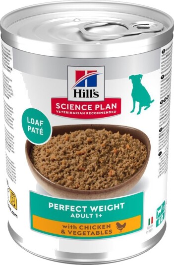 Hill'S Science Plan Adult 1+ Perfect Weight Med Kylling & Grønnsaker Sparepakke 24 X 363 G