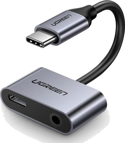 Ugreen 50596 Usb 3.2 Gen 1 3.1 Gen 1 Type C 3.5Mm Usb 3.2 Gen 1 3.1 Gen 1 Type C Sort Metallisk Huawei P40 / P40 Pro / P30 Pro / P20 / P20 Pro / Mate 20 Pro / Mate 10 Pro / Nova 5 Pro   Xiaomi... Usb 10 G